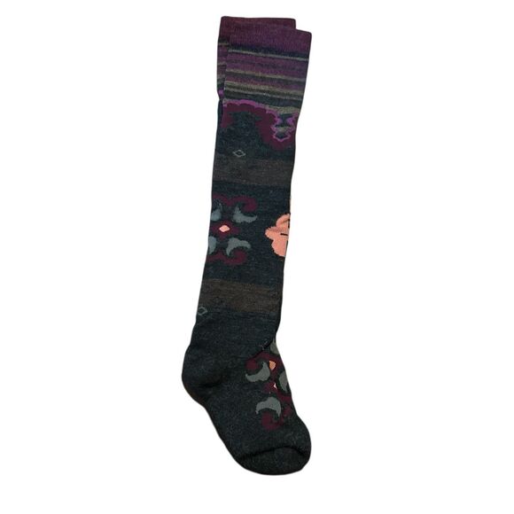 NEW WITHOUT TAGS SmartWool Women's Ski Floral Field Print Over The Calf Socks on - Picture 2 of 6